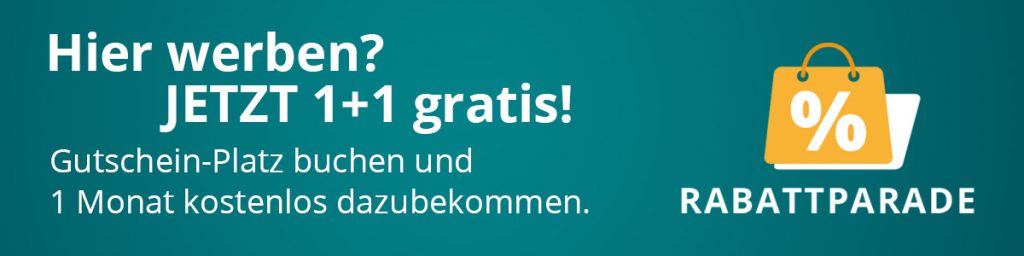 Rabattparade.at Gutscheine inserieren